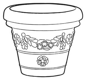 Vaso Ø45x38,8cm in Resina Tulli Festonato Classic 45 Antracite