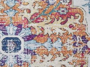 Tappeto in poliestere multicolore 80 x 200 cm passatoia orientale vintage invecchiato soggiorno camera da letto corridoio Beliani