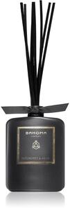 Bahoma London Obsidian Black Collection Patchouli & Musk diffusore di aromi con ricarica 100 ml