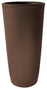 Vaso 28x40x80 cm in Polietilene Dafne 40 Bronzo
