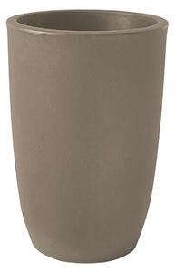 Vaso Ø30x45 cm in Polietilene Meti 30 Cappuccino