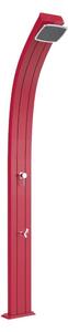 Doccia Solare da Esterno Giardino 30L Miscelatore e Lavapiedi Arkema Spring Cherry