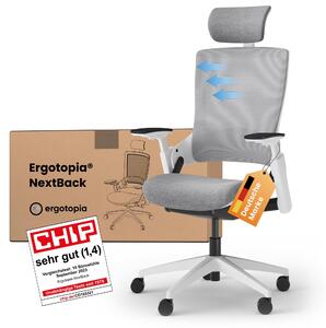Sedia da ufficio ergonomica, con meccanismo sincronizzato, portata fino a 150 kg, regolabile in altezza