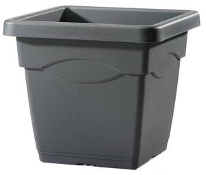 Vaso 38x38x33,5 cm in Polipropilene Quadro 38 Antracite