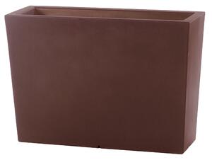 Vaso 100x36x70 cm in Polietilene Schio Cassa Alta 100 Bronzo