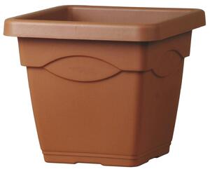 Vaso 45x45x40,1 cm in Polipropilene Quadro 45 Terracotta