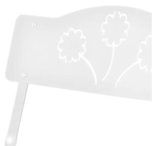 Set da Giardino Pieghevole in Ferro con Tavolo e 2 Sedie Taddei Bistro Bianco