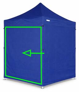 Parete laterale 2 m per gazebo pieghevoli ALU 2x2 m – PVC 450 g/m², impermeabile - Blu