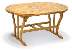 Tavolo da Giardino Estensibile Ovale in Legno Acacia Taddei Raden 120 E