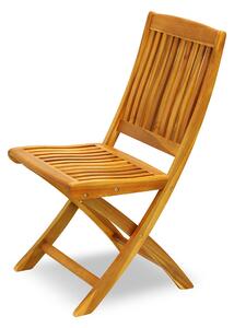 Sedia da Giardino Pieghevole in Legno Acacia Taddei Dawei