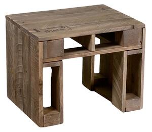 Tavolino Rettangolare da Giardino in Legno 50x40xh40cm Banloc