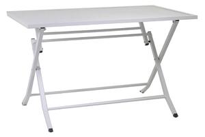 Tavolo Rettangolare Pieghevole da Giardino in Alluminio 120x70xH71cm