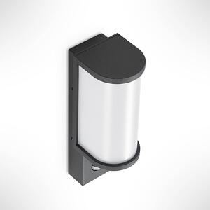 Lucande Jokum Lampada da parete per esterni a LED, IP54, sensore