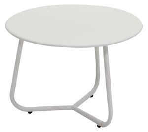 Tavolino da Giardino in Metallo Tondo Ø55x38cm Daytona Bianco