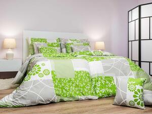 Set di lenzuola in cotone Bluemoon verde 140x200, 70x90 cm
