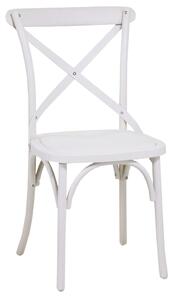 Sedia da Giardino in Plastica Cross Bianco
