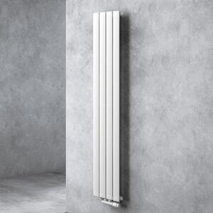 Doporro Radiatore Verticale da Bagno 160x31cm, Radiatore a Pannello Termoarredo da Parete e Pavimento in Acciaio, Bianco