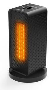 Stufa ventilata da 1200 W/900 W, con elemento riscaldante in Vetroceramica PTC, oscillazione a 70°, funzionamento silenzioso, portatile