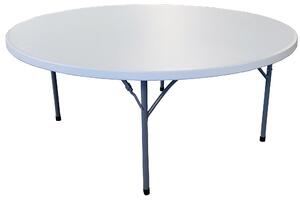 Tavolo Tondo Fisso da Catering Ø180 cm in Polietilene Vorghini Bianco
