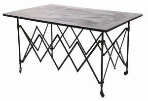 Tavolo da Giardino in Acciaio 135x89H75cm Noble