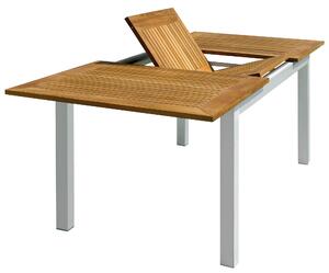 Tavolo Rettangolare Allungabile da Giardino 210x90 cm Voghini Ajaccio Avorio