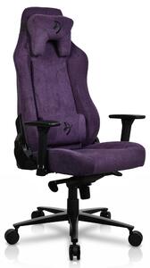 Copertura per sedia da ufficio, tessuto morbido, regolabile in altezza, color viola