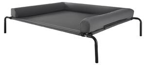 VEVOR letto rialzato per cani di grossa taglia, letto portatile rialzato per cani con cuscino lavabile e rete Teslin traspirante, letto rinfrescante per animali domestici da interno ed esterno XL grigio