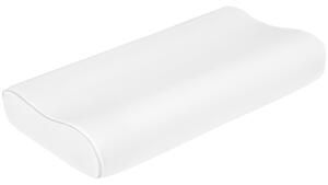 HOMCOM Cuscino cervicale e per il collo in schiuma viscoelastica con design ergonomico a doppia altezza per dormire di lato e sulla schiena | Aosom Italy