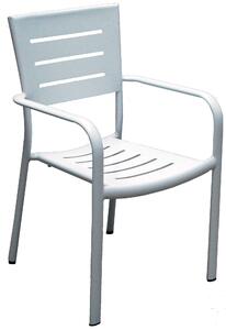 Sedia da Giardino in Alluminio Vorghini Chiavari Bianco