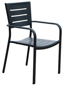 Sedia da Giardino in Alluminio Vorghini Chiavari Antracite