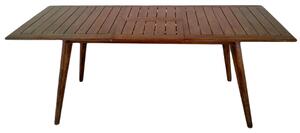 Tavolo Rettangolare da Giardino Allungabile 240x100cm in Legno Vorghini Valladolid