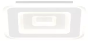 Plafoniera moderna top light zoom 1220 35 led cct switch metallo - Top Light