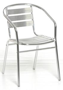 Sedia da Giardino in Alluminio Taddei Eco Silver