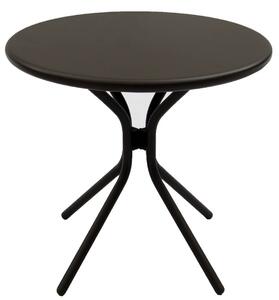 Tavolino da Giardino Ø50x45 cm in Ferro Taddei Shell Grigio Scuro