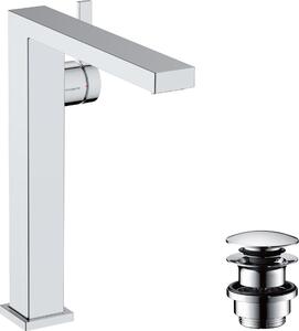Hansgrohe Tecturis E Fine Mitigeur monocommandé pour lavabo 240, saillie 197mm, avec vidage Push-Open, CoolStart, EcoSmart+, 73070000, 73070000
