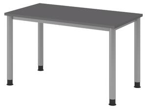 Bümö Scrivania Serie-H (Mini) - Struttura: argento, dimensioni: 120 x 67,2 cm, decorazione: grafite