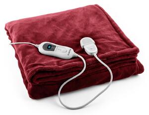 Coperta riscaldante elettrica, dimensioni 180x130 cm, 120 W, 3 livelli di temperatura, lavabile