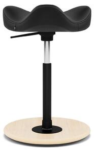 Sedia ergonomica attiva Move, colore naturale/nero, con altezza regolabile