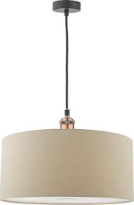 Där Lighting RON6529 - Lampadario sospeso a cavo RONDA 1xE27/60W/230V beige