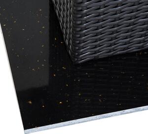 Tavolo da Giardino in Rattan Sintetico Marrone 60x60x73 cm