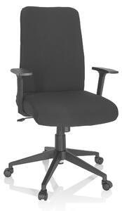 Sedia da ufficio COSIO, ergonomica, nera, imbottita, con funzione di inclinazione