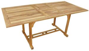 Tavolo Rettangolare Allungabile da Giardino 190x90 cm in Legno Bertozzi