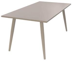 Tavolo da Giardino 160x90x74 cm in Alluminio Vorghini Trapani Tortora