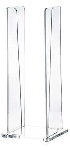 Vesta Portabicchieri verticale con struttura in plexiglass per bicchieri di plastica Like Water Plexiglass Trasparente