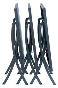 Tavolo da Giardino Pieghevole 120x80x75 cm in Acciaio RD Italia Hermes 120 Antracite