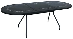 Tavolo da Giardino Allungabile 160/220x95x76 cm in Acciaio RD Italia Reef 160 Antracite