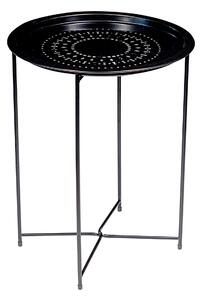 Tavolino da Giardino Ø46x60 cm Motti Florie Nero