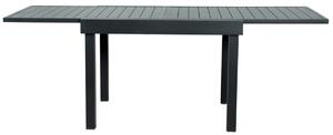 Tavolo da Giardino Allungabile 106/212x75x75 cm in Alluminio Vorghini Capannori Antracite