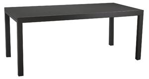 Tavolo da Giardino Allungabile 160/220x90x75 cm in Alluminio Boise Antracite