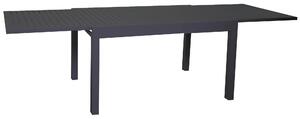 Tavolo da Giardino Allungabile 135/270x90x75 cm in Alluminio Cleveland Antracite